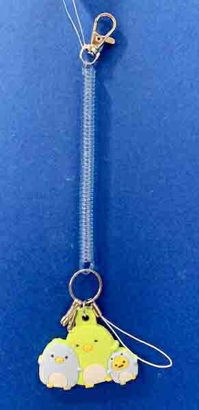 【震撼精品百貨】角落生物 Sumikko Gurashi SAN-X 伸縮圈鎖-企鵝*74374 震撼日式精品百貨