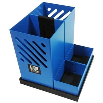 【文具通】文具通 綜合筆筒PC-2336[2用鐵製] F4010131【領券滿額再折千12/31止】