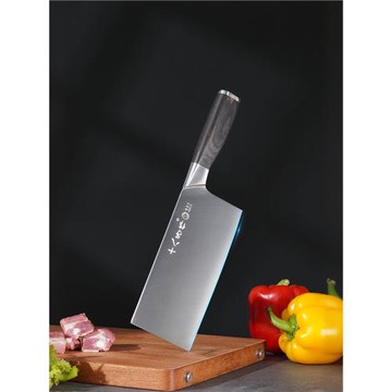 (免運)十八子作菜刀 家用廚房不銹鋼斬切兩用刀切片切肉切菜刀陽江