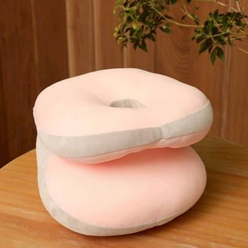 LAMINA冬夏兩用趴睡午安枕-簡約粉