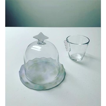 手作日本玻璃作家井上枝利奈琉璃沙拉碗八角碟借八木麻子大迫友紀