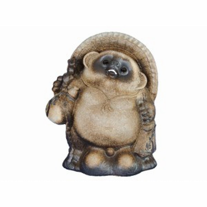 信楽焼 陶器 狸 置物 狸 たぬき 金運 財運 風水 開運グッズ 金運アップ 金運グッズ 宝くじ 福々ひねり狸 粉引風 号 高さ66ｃｍ 通販 Lineポイント最大1 0 Get Lineショッピング