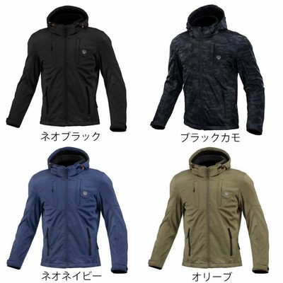 【送料無料】 コミネ (KOMINE)★07-6022 プロテクトソフトシェルシステムパーカ 防風 保温 JK-6022