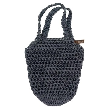 日本 oka 雜貨 盆栽 植物 收納吊袋 M(50 x 24 x 1.5cm)  灰黑色  3個