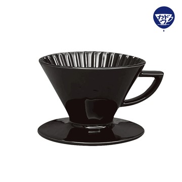 KADOU珈堂 星芒濾杯「極」波佐見燒 M1 錐形陶瓷濾杯-黑嚕嚕