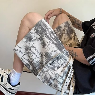 男生滿版工裝短褲 休閒短褲 工作短褲 口袋夏季工裝 五分褲 日系 寬鬆 短褲男 膝上短褲(CK330)【壹號站】
