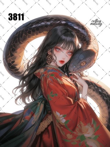 original sticker no.3811 人物貼紙 原創貼紙 原創人物貼紙 裝飾貼紙 cotton melody