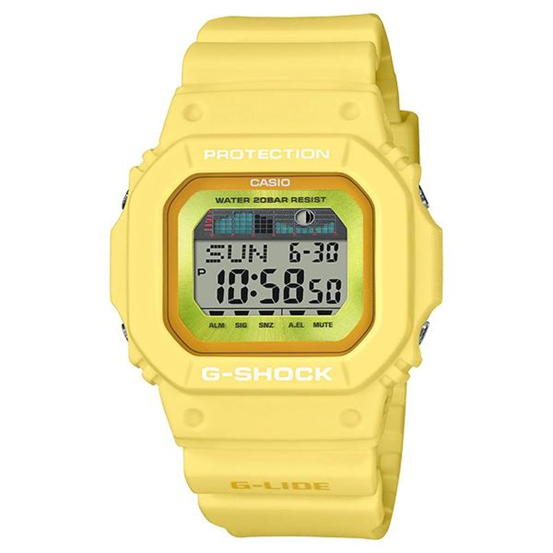 CASIO G-SHOCK G-LIDE 腕時計 メンズ デジタル イエロー GLX-5600RT-9