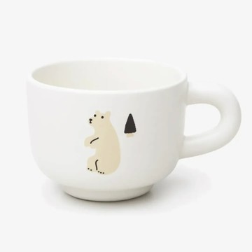 韓國 WARMGREY TAIL 聯名款 陶瓷馬克杯 抱抱熊