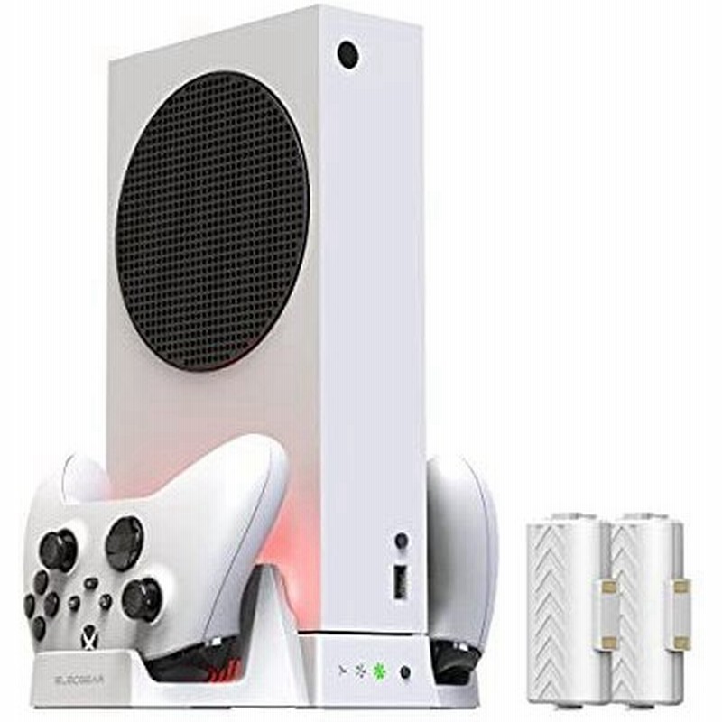 ElecGear Xbox Series S 縦置き収納スタンドと冷却ファン、2個800mAhコントローラー用充電式交換用バッテリー電池、Xbox One用のデュアル充電器ドック、LEDライ 通販 LINEポイント最大0.5%GET | LINEショッピング ElecGear Xbox Series S 縦置き収納スタンドと冷却ファン、2個800mAhコントローラー用充電式交換用バッテリー電池、Xbox One用のデュアル充電器ドック、LEDライ 通販 LINEポイント最大0.5%GET | LINEショッピング
