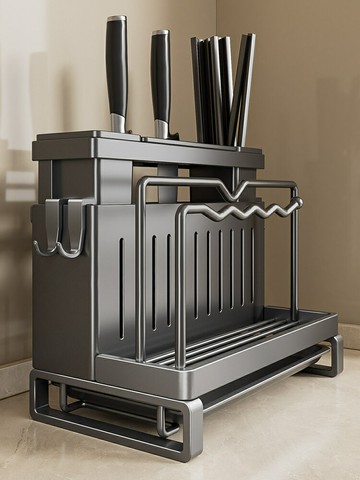 新品上市 德國FZY刀架置物架多功能菜板鍋蓋廚房收納一體家用筷子刀具架子 幸福驛站