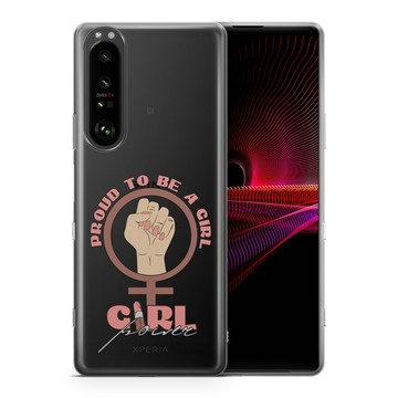 INGENI 【INGENI徹底防禦】Sony Xperia 1 III 手機殼 保護殼 TPU全軟式 設計師彩繪手機殼-Girl自豪