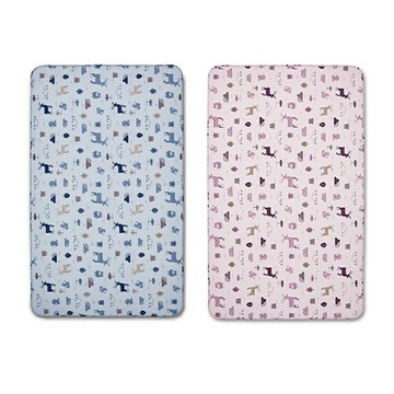 KU.KU 酷咕鴨 防滲水透氣墊90X145cm (加大) 藍.粉【德芳保健藥妝】顏色隨機出貨