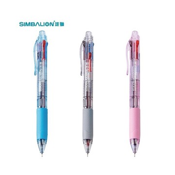 ✨星星文具✨SIMBALION 雄獅 四色 中油筆 中性筆 0.5mm SG-005 隨機出貨