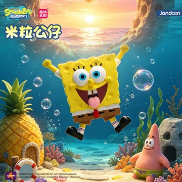 新上架👉正版海綿寶寶米粒公仔盲抽 歡樂比奇堡之旅周邊桌面擺件交換禮物 送朋友禮物
