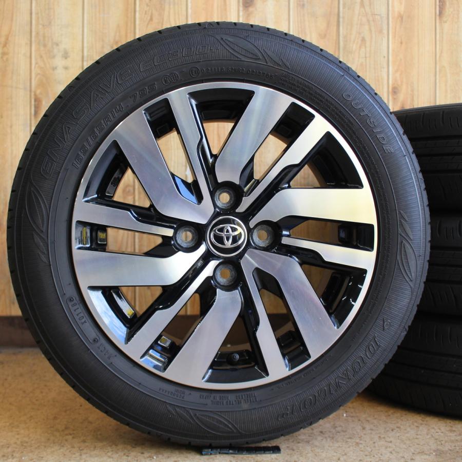 DUNLOP (新品4本セット) ルーミー インサイト ミラージュ パッソ 等 165/65R14 ダンロップ エナセーブ EC204 + SEIN-SS 14x5.5J+43 4H100