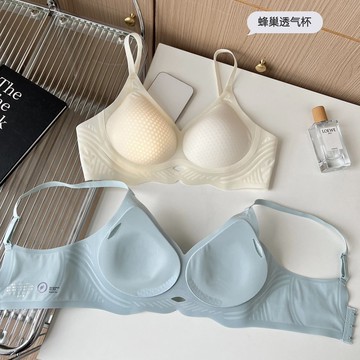 🚀虧本到貨🚀日本🇯🇵夏季薄款透氣果凍軟支撐提拉上託無痕內衣女小胸聚攏收副乳文胸罩