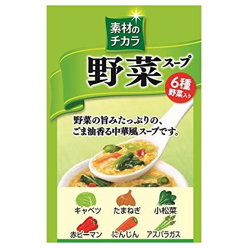 東洋水産 マルちゃん 素材のチカラ 野菜スープ (6.0g×5食)×6袋入