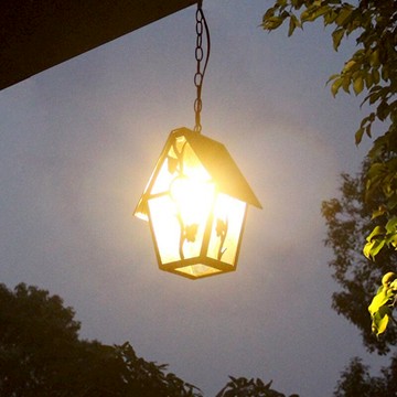 花園別墅田園吊燈戶外燈庭院燈防水燈具陽臺燈走道燈室外燈小吊燈