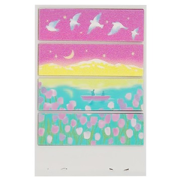 KING JIM 隨身攜帶和紙膠帶 KIT071 Yukina Ieda設計款 尺寸15x50mm 日本製  湖色  1本