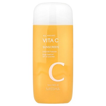 Missha, 多面維 C 抗曬霜，SPF 50，2.36 液量盎司（70 毫升）