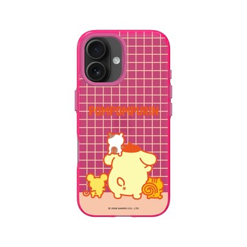 iPhone 16 Clear 粉漾桃 - 三麗鷗-布丁狗30週年 PomPomPurin (30th Anniversary) - 最萌的背影