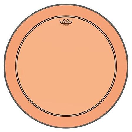 Remo Powerstroke P3 Colortone Orange Bass Drumhead, 24" 並行輸入品