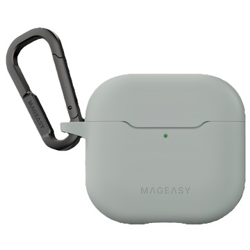 MAGEASY Skin 耳機保護殼 幻影灰 AirPods 輕巧便攜  1個  Airpods 4