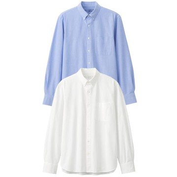 日本良品春秋純棉白色襯衫男長袖抗皺免燙商務西裝工作服襯衣開衫