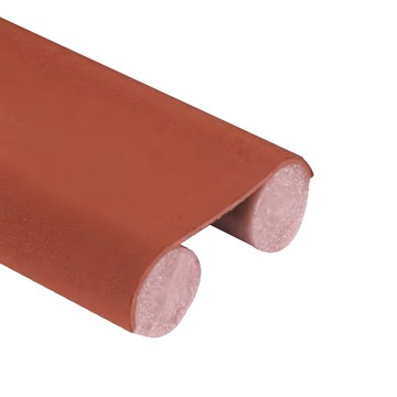 門縫密封條 NS_C091 棕色 93x10cm 塑膠材質  1組