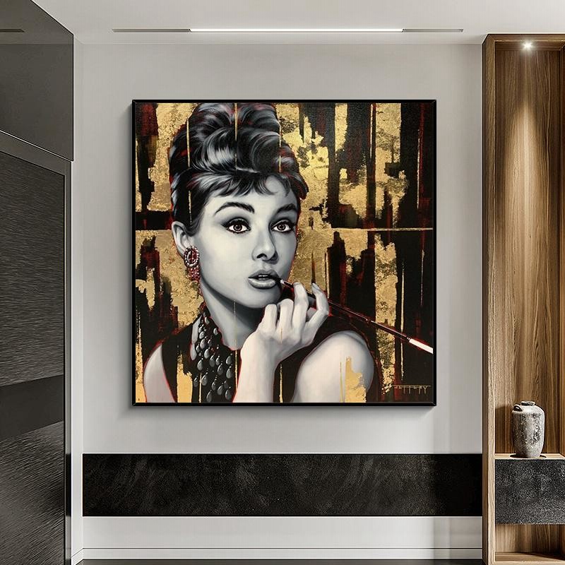 ポスター オードリー ヘップバーン Audrey Hepburn キャンバスアート