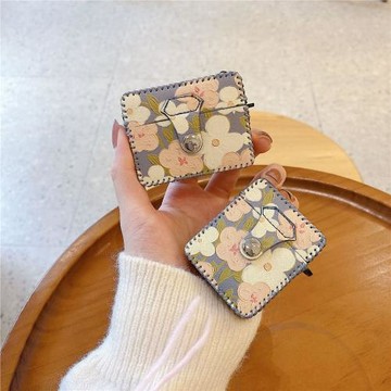一體式油畫花朵適用Airpods3保護套蘋果2/3代Pro無線藍牙耳機套潮