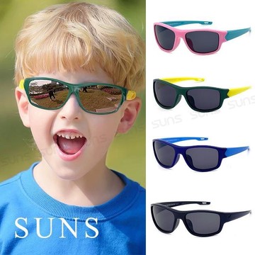 【SUNS】兒童休閒偏光墨鏡 運動透氣款 TR彈性太陽眼鏡 抗UV(11125)