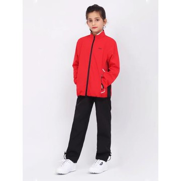 PGM兒童高爾夫球衣服女童防風防雨立領長袖青少年運動外套春秋款