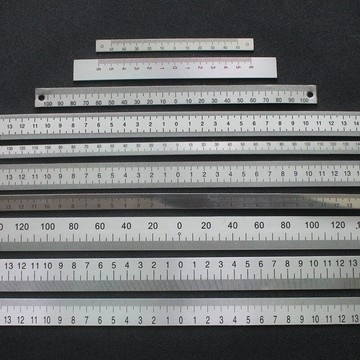 機床機床尺中間直尺不銹鋼尺鋁制自粘標尺不銹鋼中分刻度尺加厚