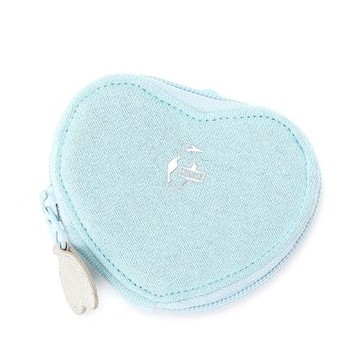 CHUMS Heart Coin Case Sweat零錢收納包 Aqua CH603890A109
