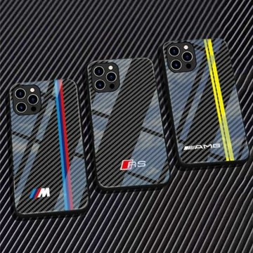 適用于蘋果13手機殼iPhone14ProMAX直邊11碳纖維12紋玻XR璃XS套