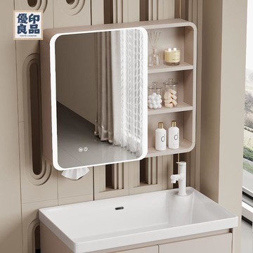 免運 公司貨 浴室鏡櫃 智能鏡櫃 110v鏡櫃 新款太空鋁智能浴室鏡櫃衛生間掛墻式帶燈防水鏡子美妝收納置物架工廠現貨直銷 特惠/全館八折 售後保障 店長推薦 5y1018