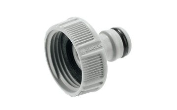 【GARDENA 景觀園藝】 螺紋水龍頭接頭 26.5mm/33.35mm 18202