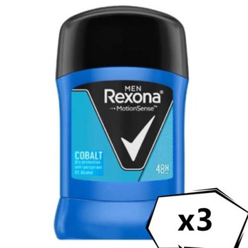 REXONA蕊娜男用體香膏-多款選擇(40g)*3
