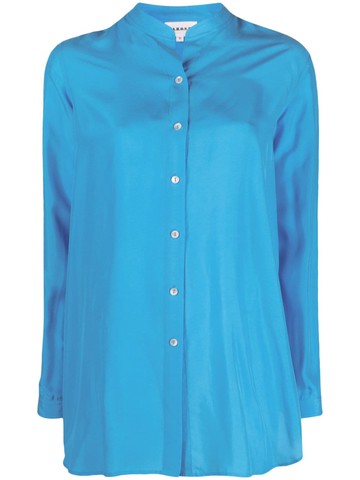 P.A.R.O.S.H. - V-neck silk kaftan - women - Silk - M - Blue