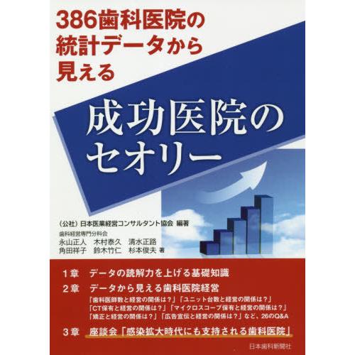 [本 雑誌] 386歯科医院の統計データから見える・成功医院のセオリ日本医業経営コンサルタント