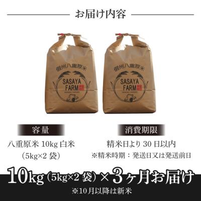 ふるさと納税 東御市 八重原米 精米 10kg (5kg×2袋)