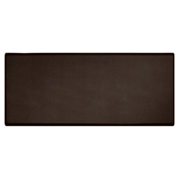 小麥購物 加厚PU皮革防油污緩震地墊 L1400  棕色  120 x 50 x 1.9cm