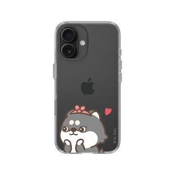 iPhone 16 Clear Case（相機按鈕） 透明 - 嗨小強 Hi John - 情侶款-圓圓
