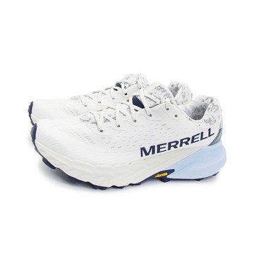 Merrell (女)AGILITY PEAK 5戶外健身輕量型慢跑越野鞋 女鞋-白藍色