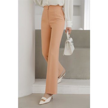 西裝褲女高腰顯瘦垂感闊腿黑色休閑褲2024夏季新款女士微喇叭褲子