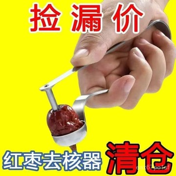 臺灣有貨⚡陞級不銹鋼新款家用紅棗去核器取心器櫻桃棗核工具304神器大棗 JWT9
