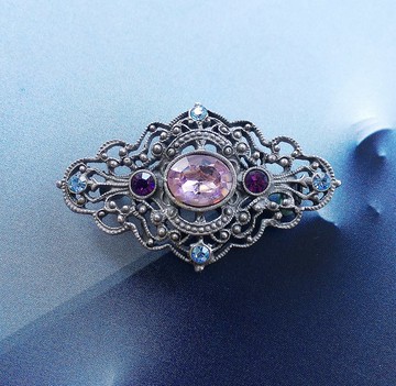 Vintage Jewelry 西洋古董飾品 1928 浪漫簍空 小巧  別針