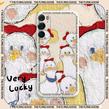 油畫可愛鴨摩托羅拉s30手機殼X30全包防摔motoeages30液態硅膠套卡通呆萌新款趣味潮女網紅日韓男個性創意